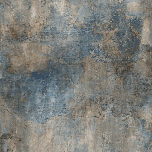 Icon Castello Plaster Wallpaper - Navy - Grandeco - 191701Wallpaper199