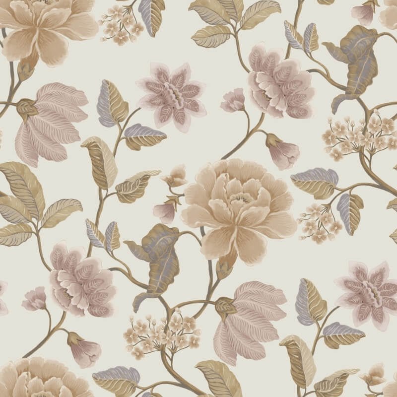 Icon Celia Floral Trail Wallpaper - Beige - Grandeco - IC3101Wallpaper199