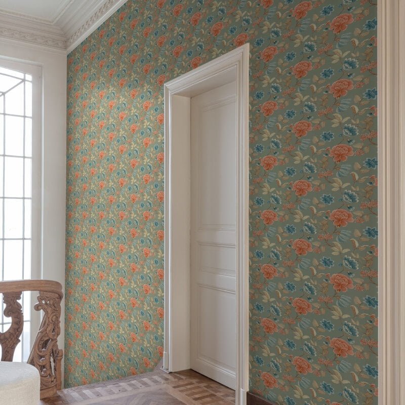Icon Celia Floral Trail Wallpaper - Grey - Grandeco - IC3103Wallpaper199
