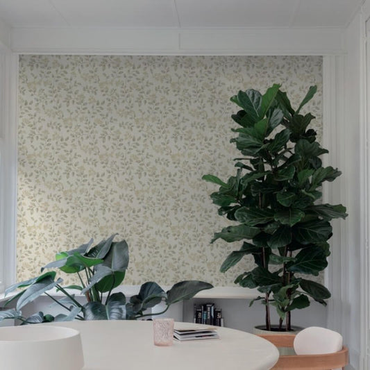 Icon Jasmine Floral Trail Wallpaper - Beige - Grandeco - IC3001Wallpaper199