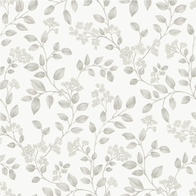 Icon Jasmine Floral Trail Wallpaper - Grey - Grandeco - IC3006Wallpaper199