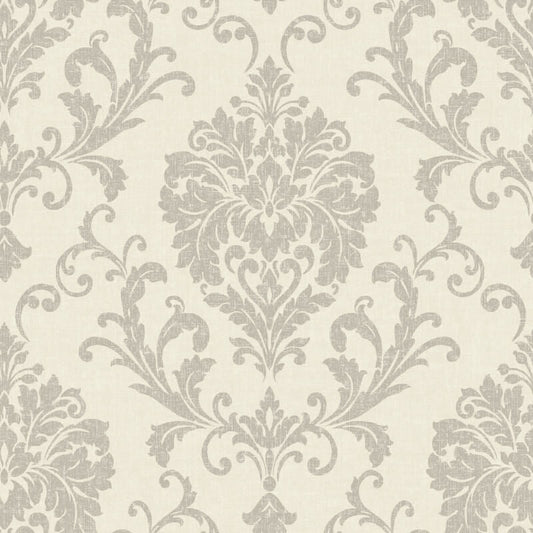 Icon Margritte Damask Wallpaper - Taupe - Grandeco - IC2001Wallpaper199