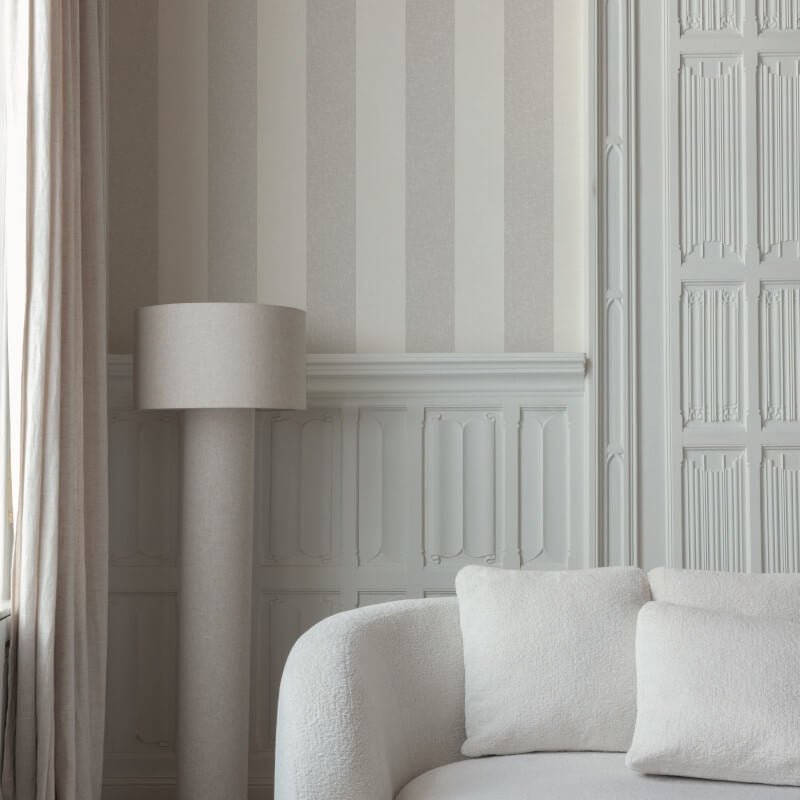 Icon Margritte Stripe Wallpaper - Grey - Grandeco - IC4002Wallpaper199
