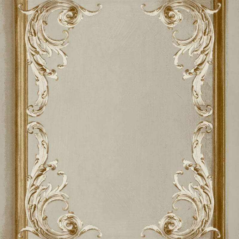 Icon Rococo Panel Wallpaper - Greige - Grandeco - IC1103Wallpaper199