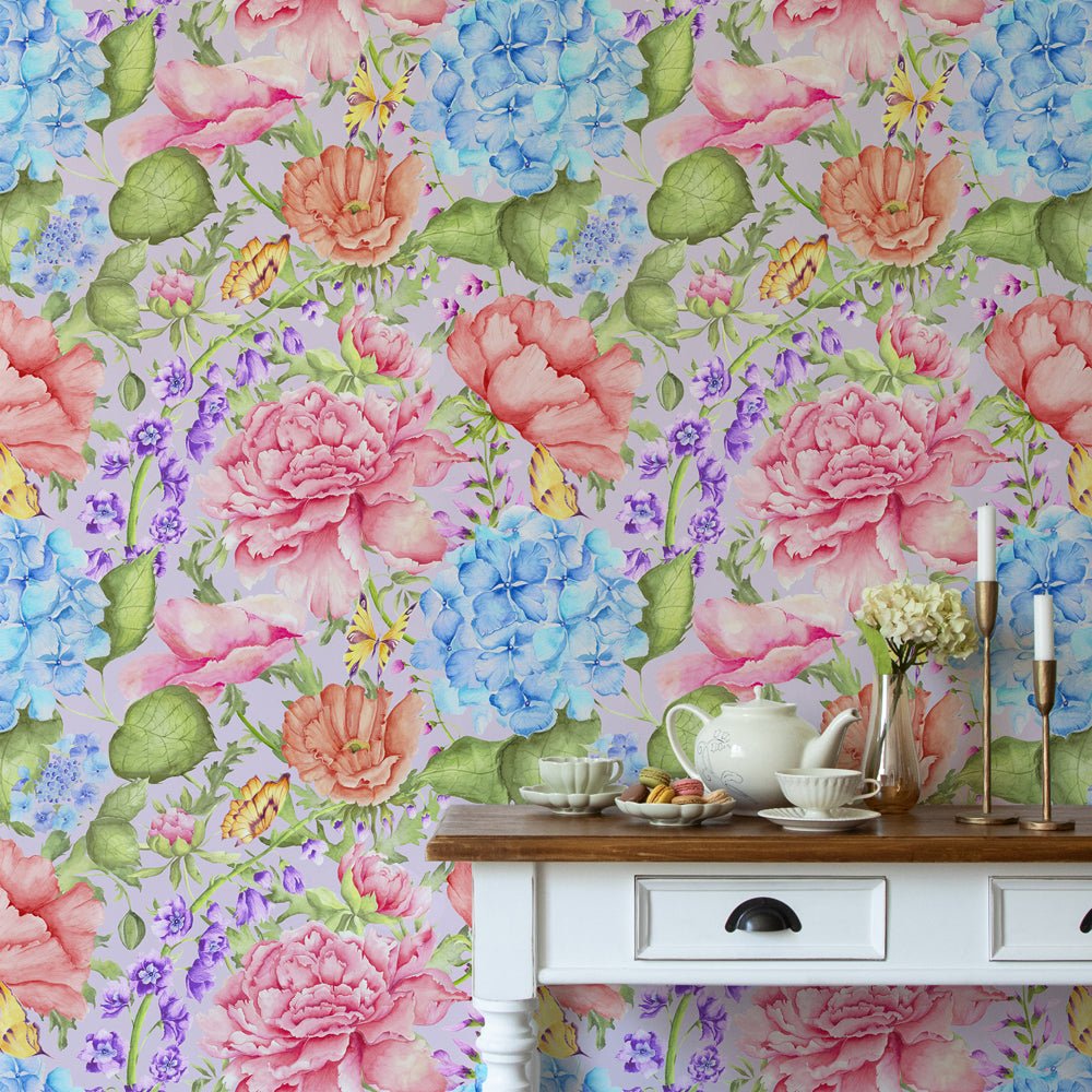 Idalia Wallpaper - Heather - Voyage Maison - IDALIA/WPO/HEAWallpaper199