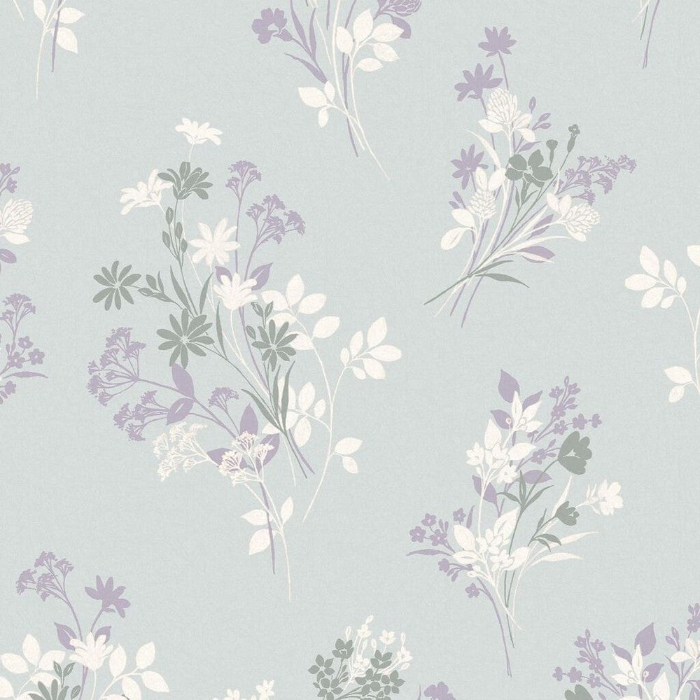 Igerna Wallpaper - Pale Duck Egg Blue - Laura Ashley - 119857Wallpaper199