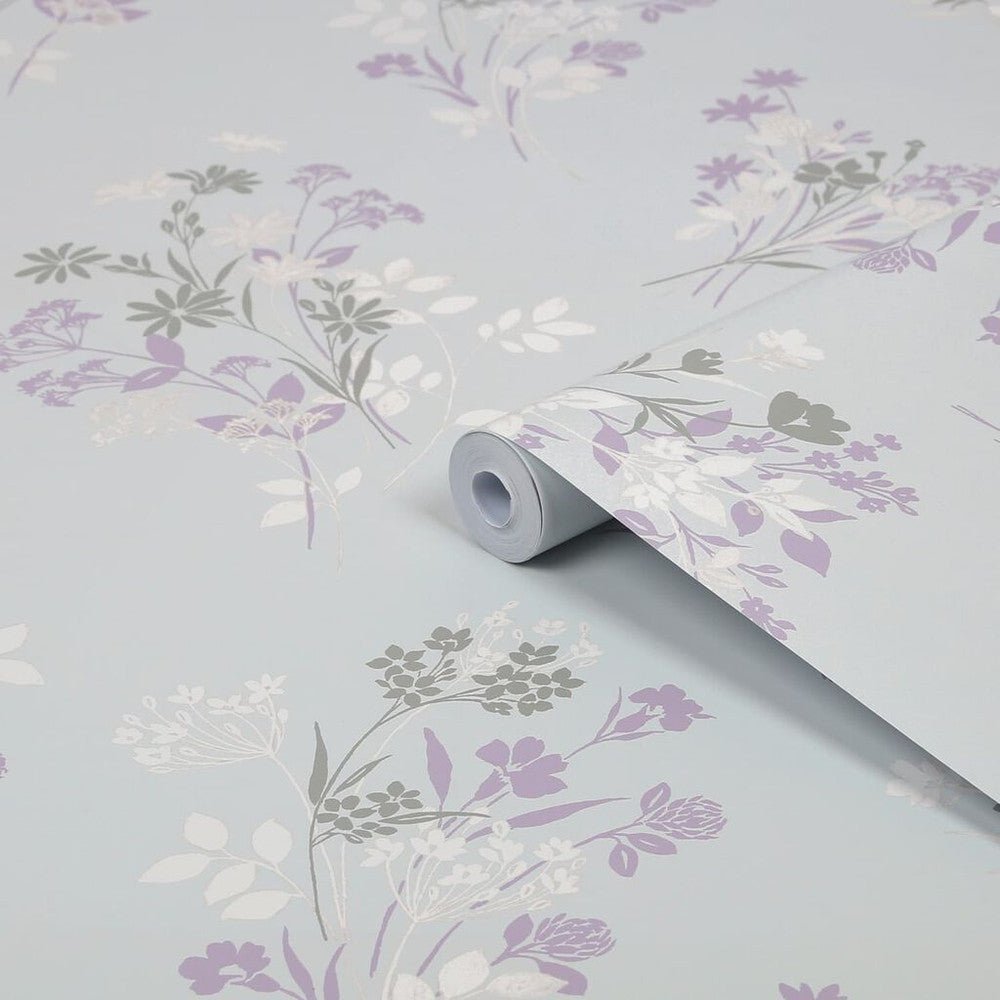 Igerna Wallpaper - Pale Duck Egg Blue - Laura Ashley - 119857Wallpaper199