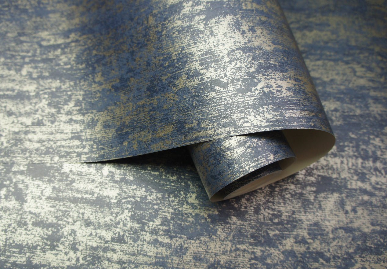 Industrial Texture Wallpaper - Navy - Holden Décor - 12842Wallpaper199