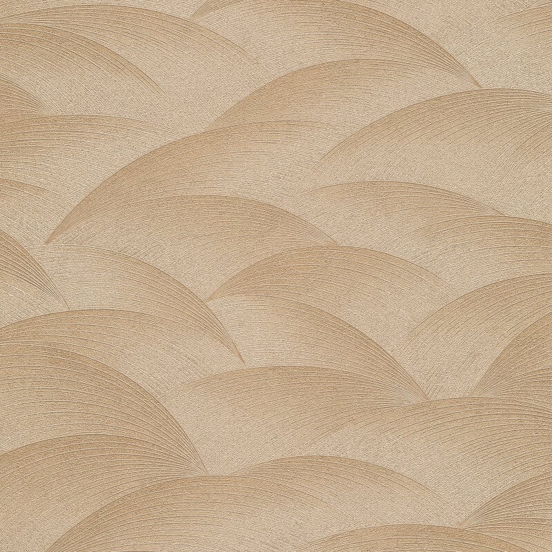 Interlocking Waves Metallic Wallpaper - Gold - Erismann - 10372 - 30Wallpaper199