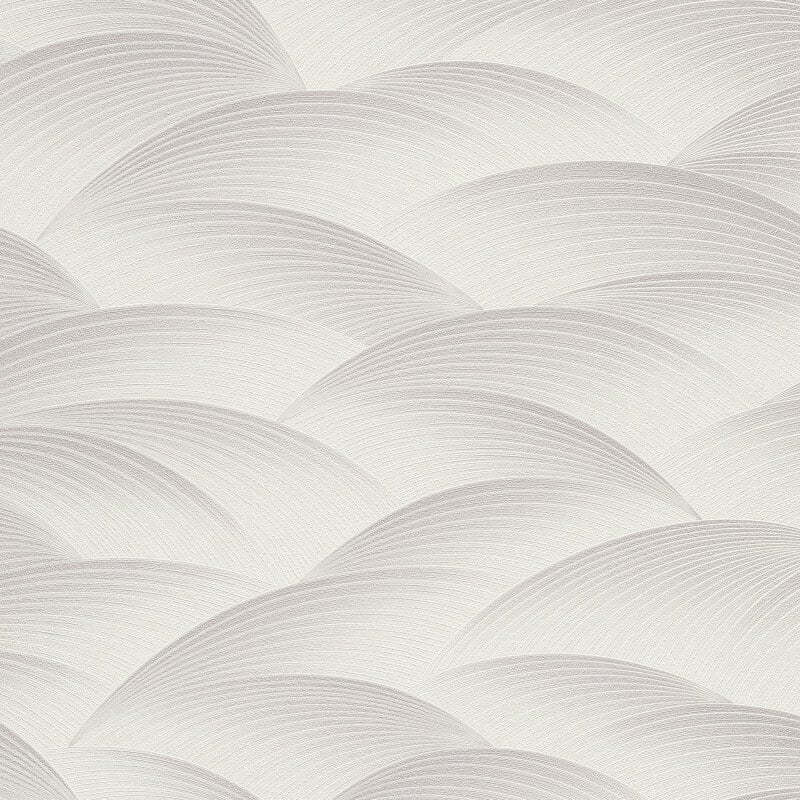 Interlocking Waves Metallic Wallpaper - Light Taupe - Erismann - 10372 - 38Wallpaper199
