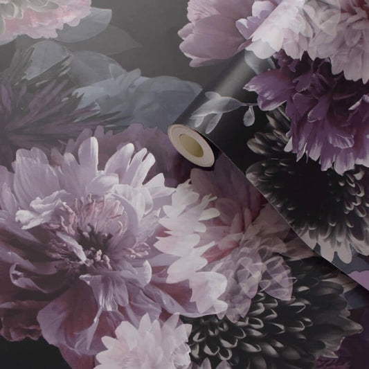 Issey Floral Wallpaper - Mauve - Lipsy London - 144060Wallpaper199