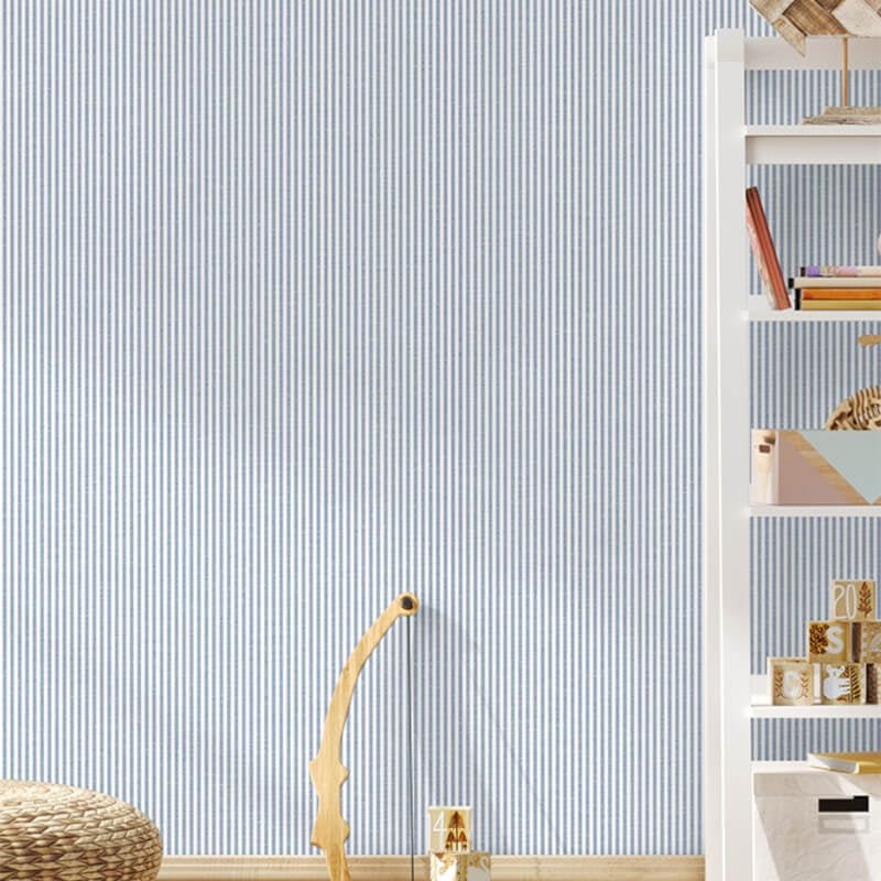 Jack N Rose Kinder Stripe Wallpaper - Blue - Grandeco - LL03076Wallpaper199