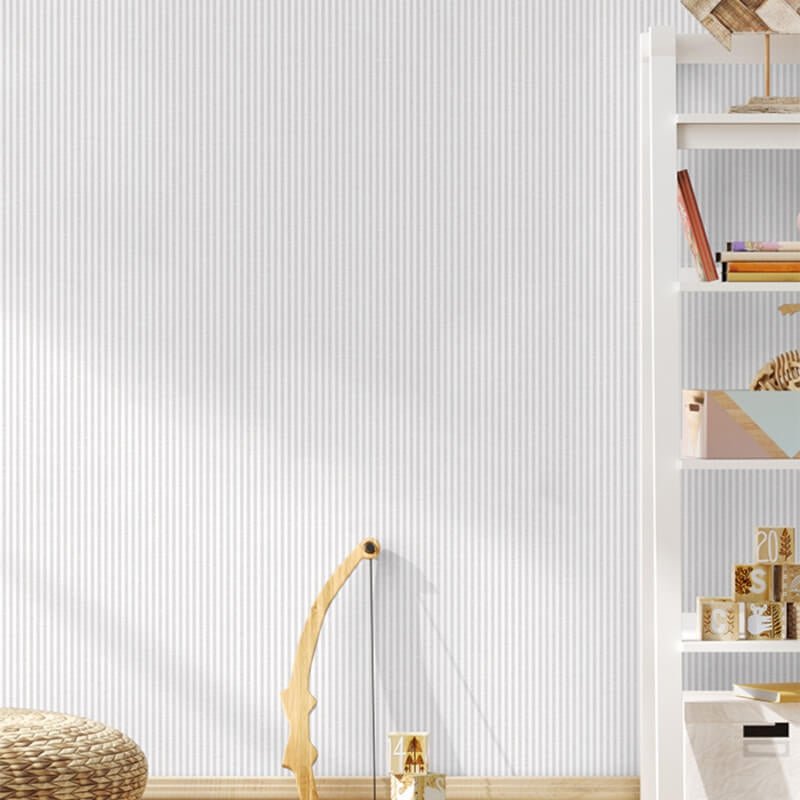 Jack N Rose Kinder Stripe Wallpaper - Grey - Grandeco - LL03119Wallpaper199