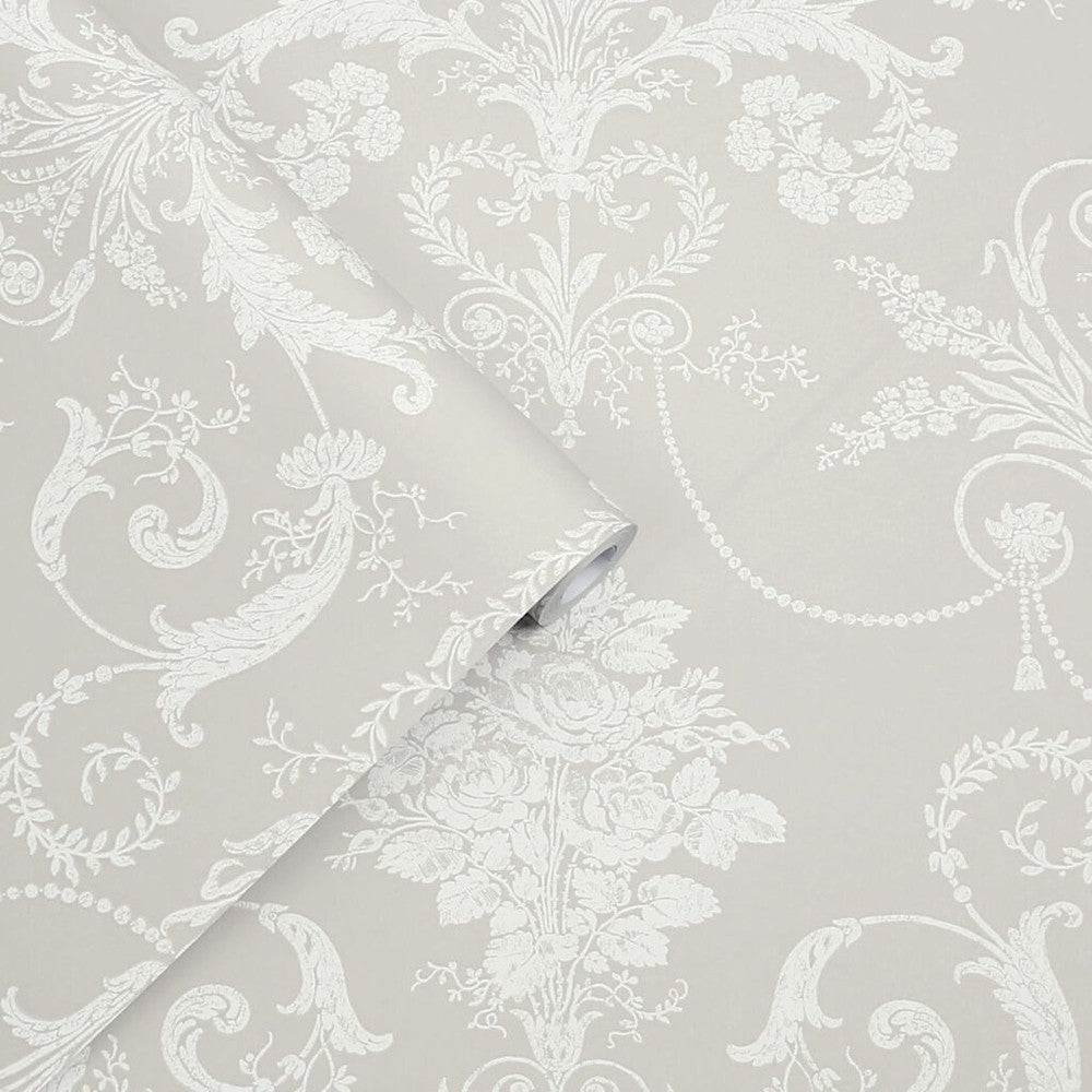 Josette Wallpaper - Dove Grey - Laura Ashley - 113378Wallpaper199