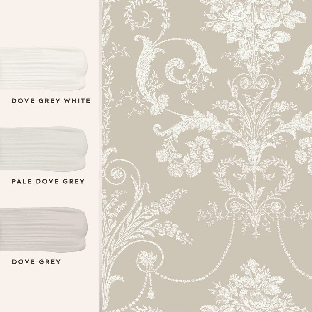 Josette Wallpaper - Dove Grey - Laura Ashley - 113378Wallpaper199