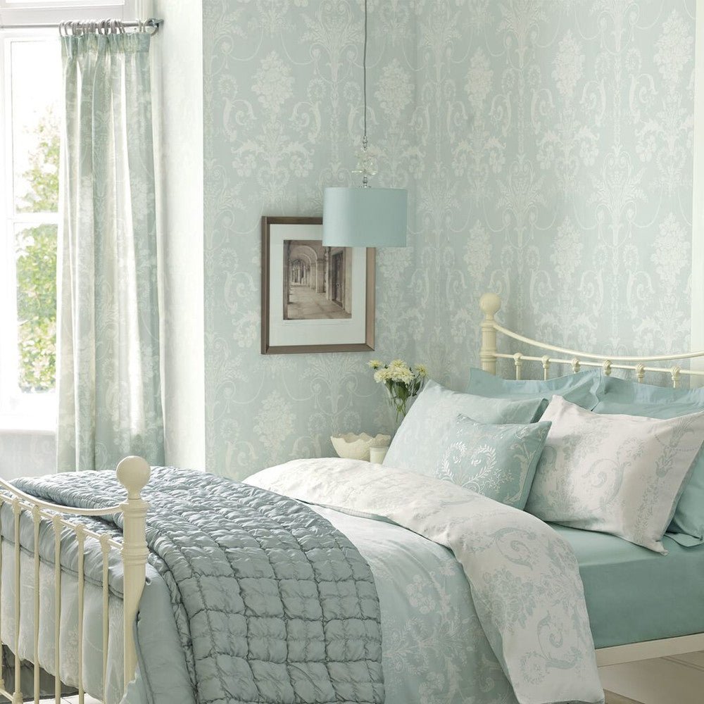 Josette Wallpaper - Duck Egg - Laura Ashley - 113380Wallpaper199