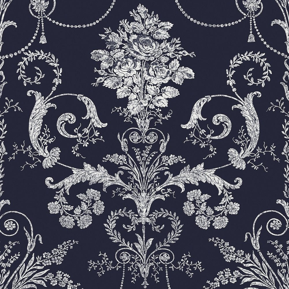 Josette Wallpaper - Midnight - Laura Ashley - 113386Wallpaper199