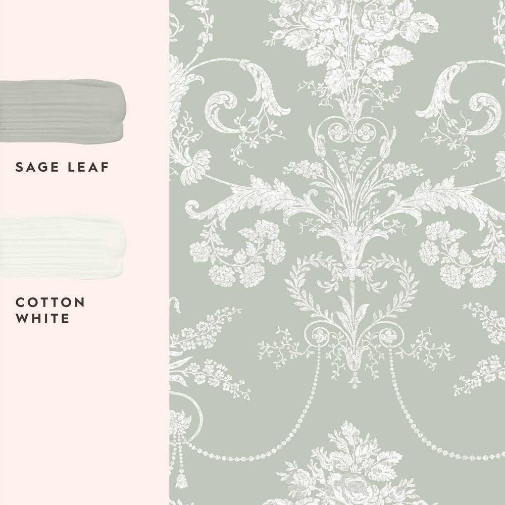 Josette Wallpaper - Sage Green - Laura Ashley - 130114Wallpaper199