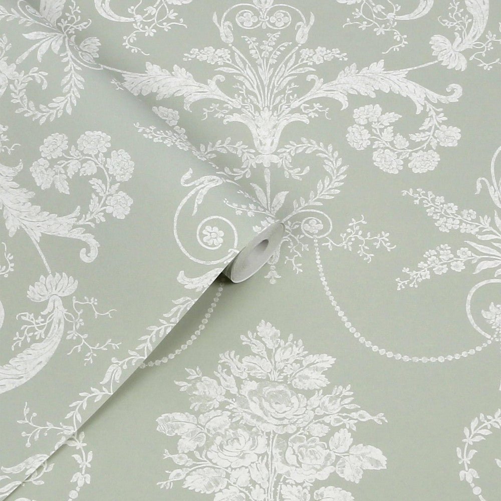 Josette Wallpaper - Sage Green - Laura Ashley - 130114Wallpaper199