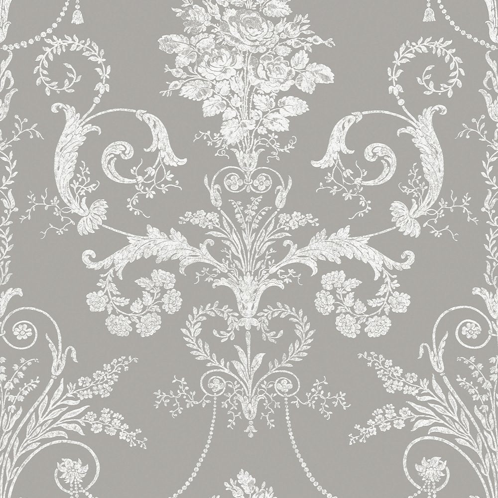 Josette Wallpaper - Steel - Laura Ashley - 113383Wallpaper199