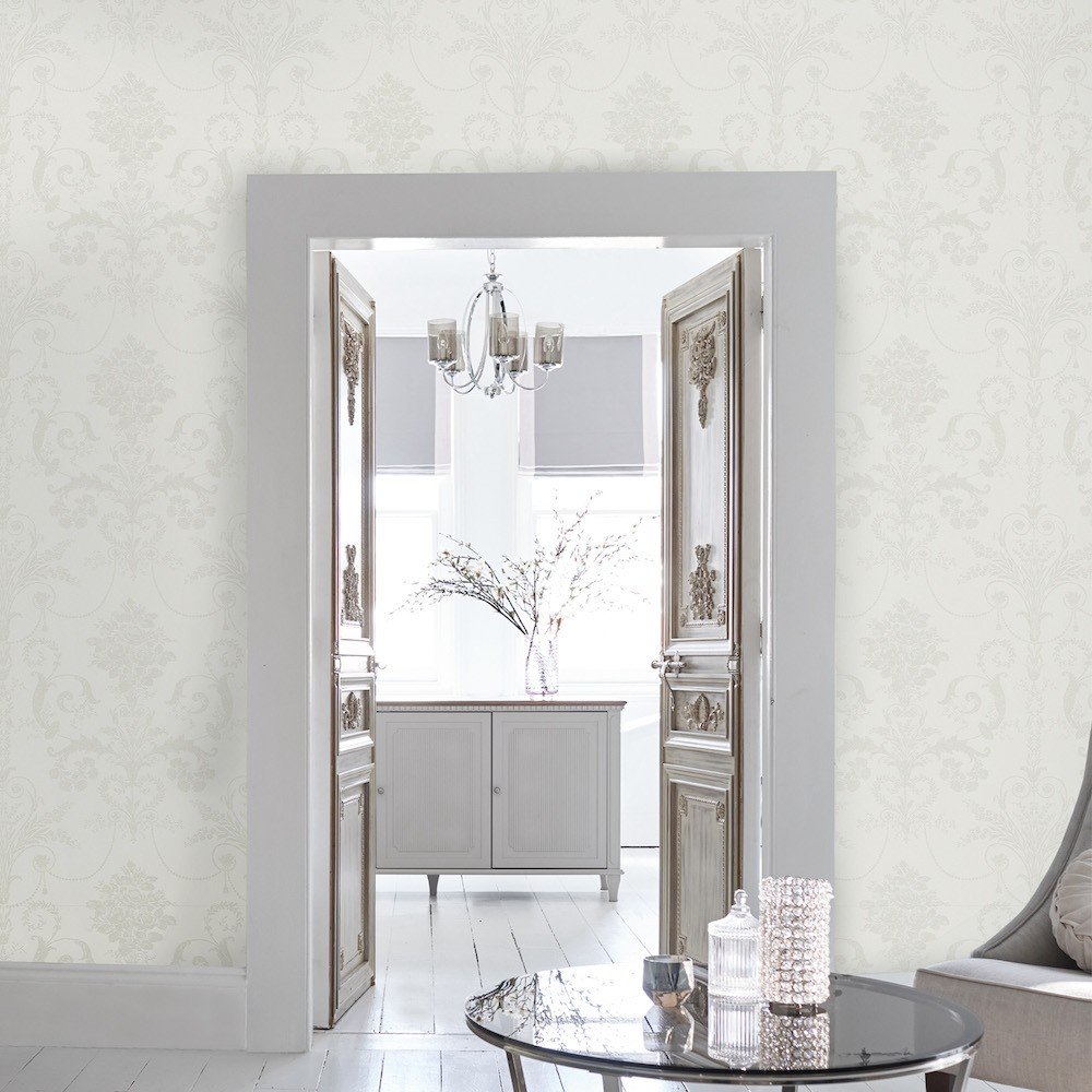 Josette Wallpaper - White - Laura Ashley - 113382Wallpaper199