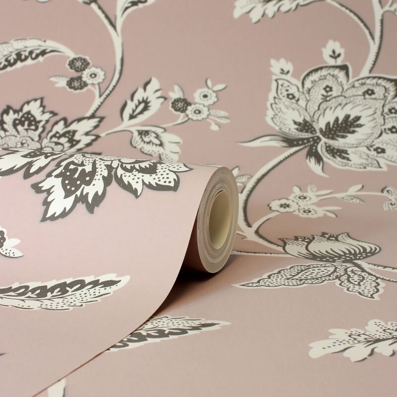 Juliette Floral Wallpaper - Pink - Fine Décor - FD43451Wallpaper199