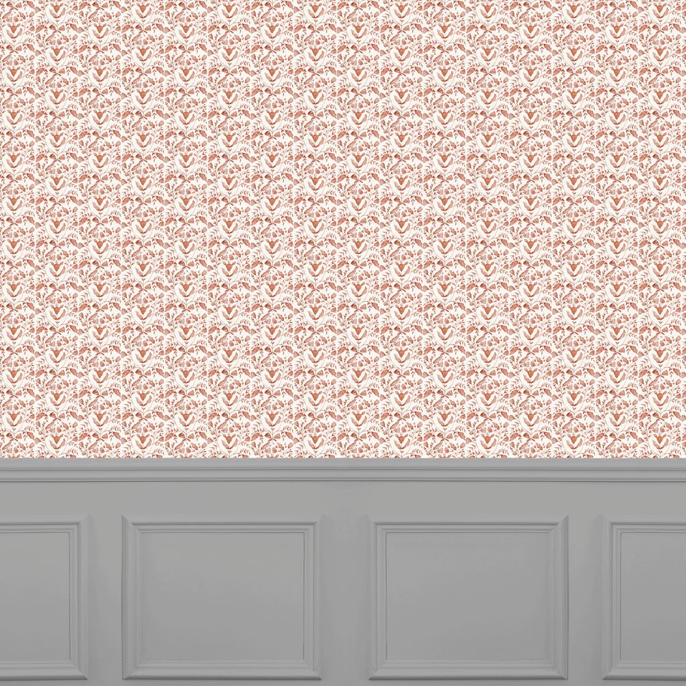 Juna Wallpaper - Terracotta - Voyage Maison - JUNA/WPO/TERWallpaper199