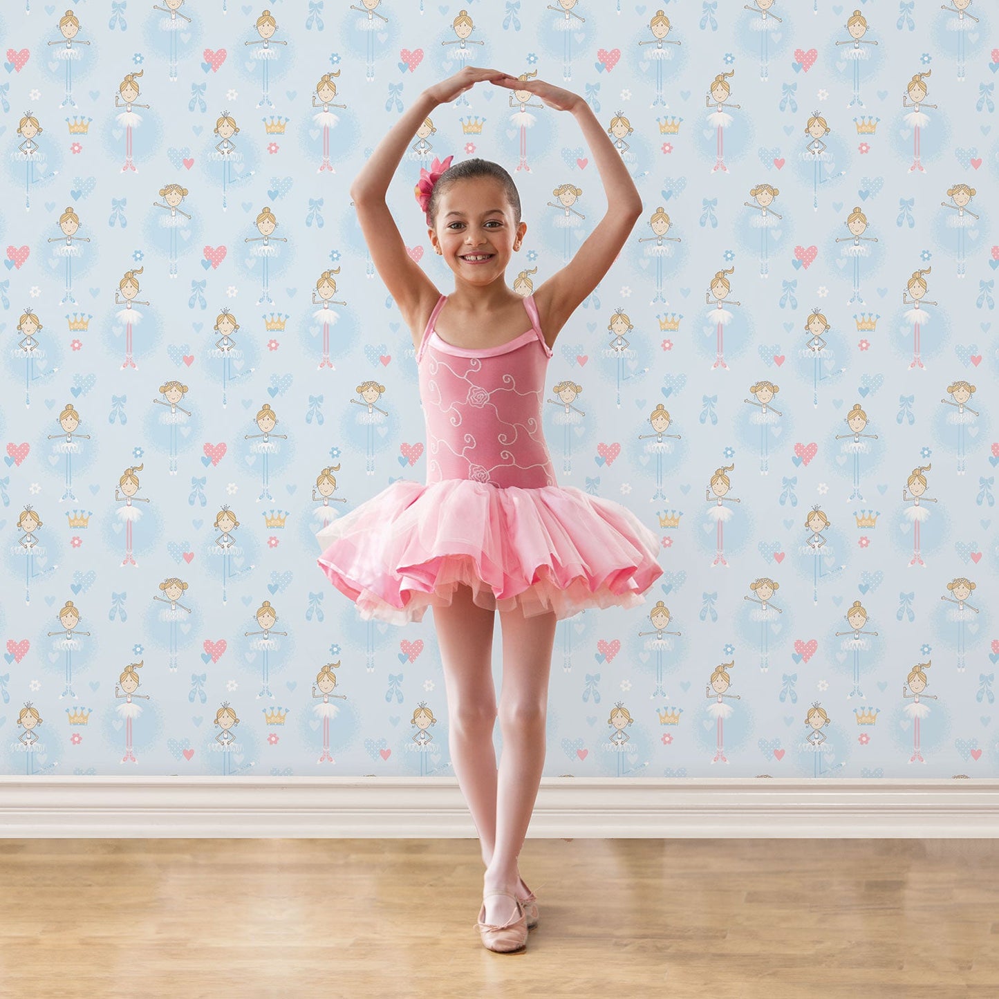 Just 4 Kids 2 Ballerina Wallpaper - Blue - Galerie - G56506Wallpaper199