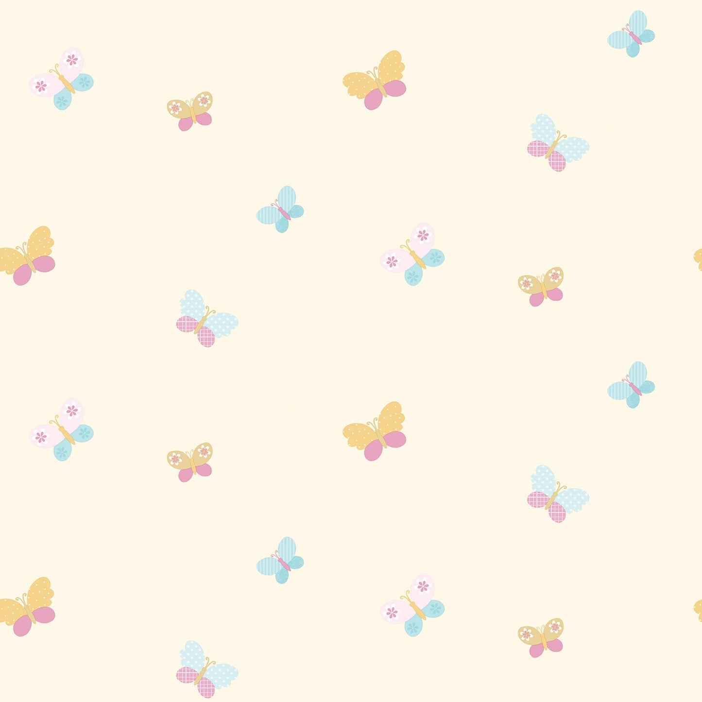 Just 4 Kids 2 Butterfly Wallpaper - Cream - Galerie - G56007Wallpaper199
