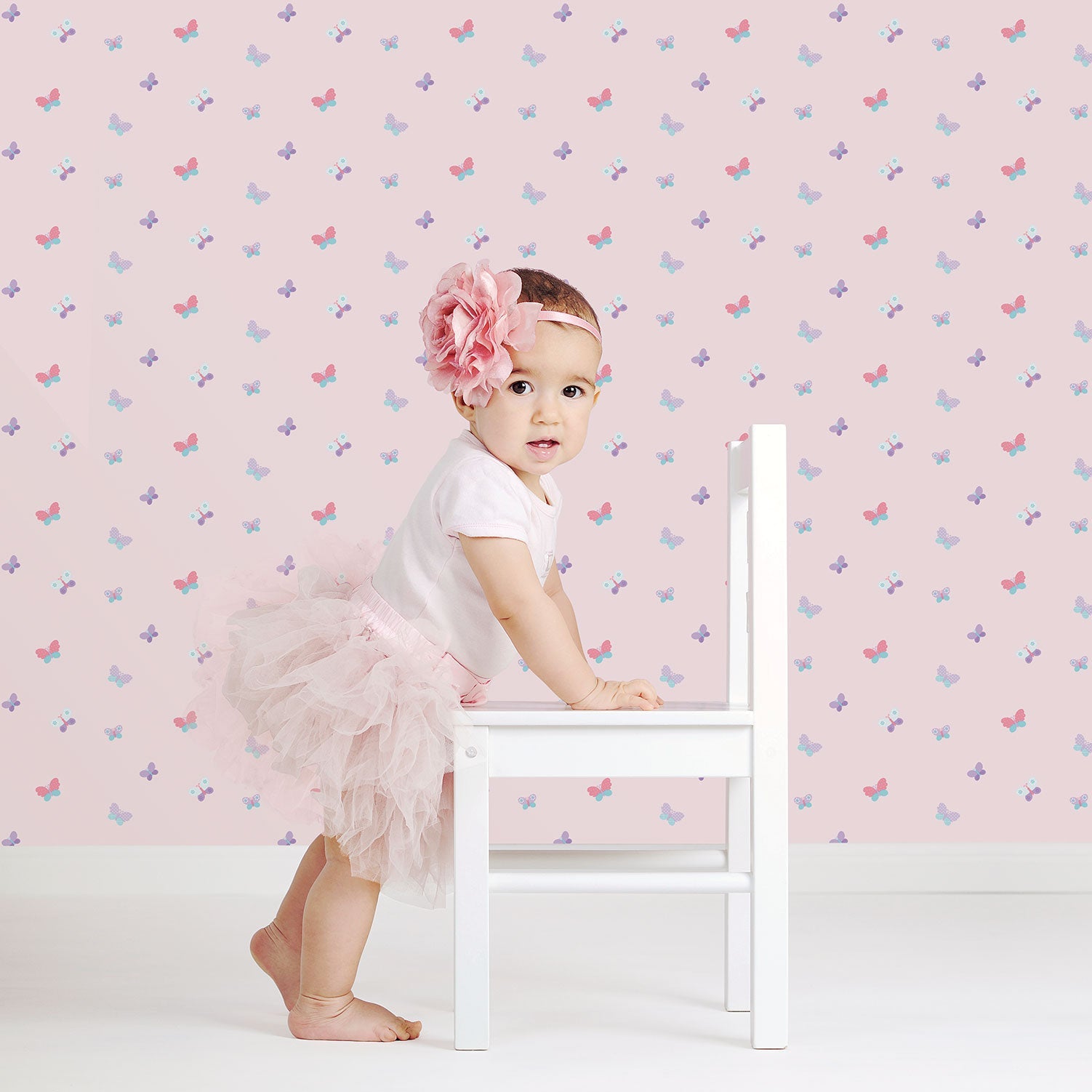 Just 4 Kids 2 Butterfly Wallpaper - Pink - Galerie - G56008Wallpaper199