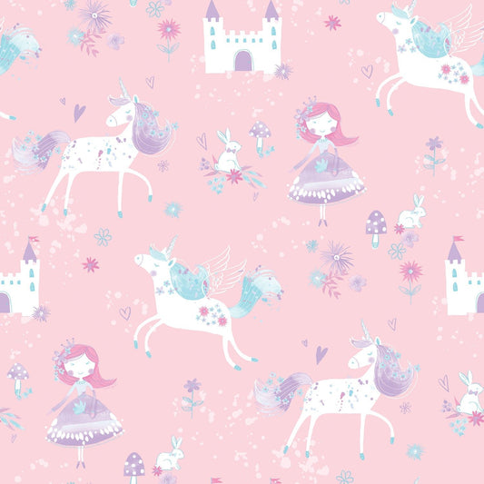 Just 4 Kids 2 Fairytale Wallpaper - Pink / Lilac - Galerie - G56523Wallpaper199
