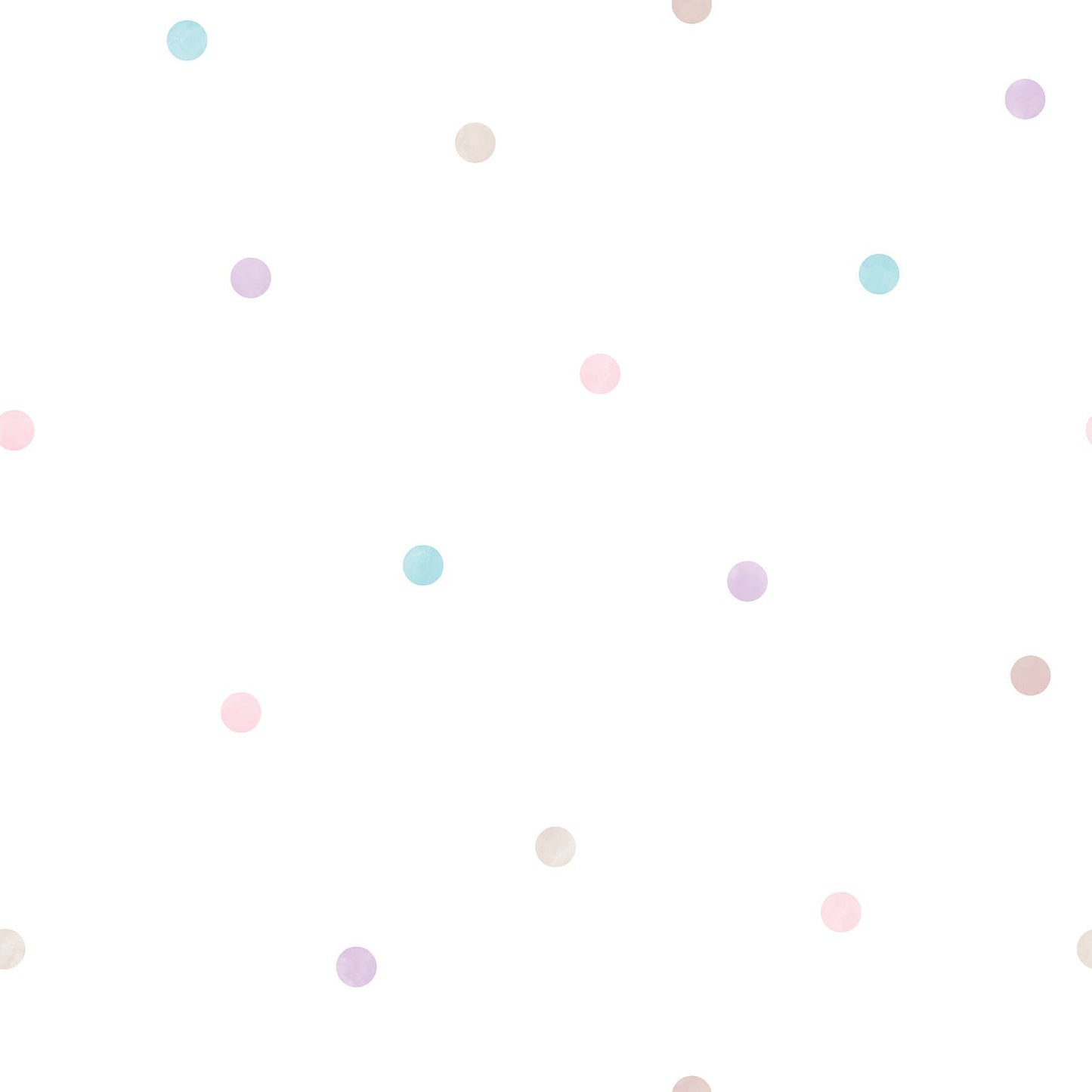 Just 4 Kids 2 Spots Wallpaper - Lilac / White - Galerie - G56522Wallpaper199