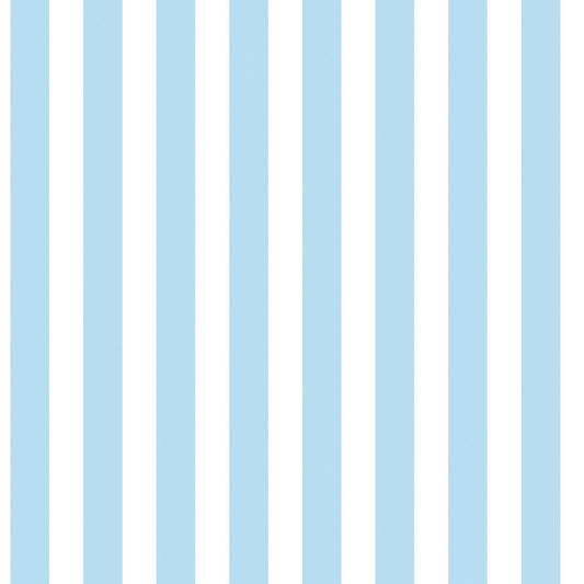 Just 4 Kids 2 Stripe Wallpaper - Blue / White - Galerie - G56025Wallpaper199