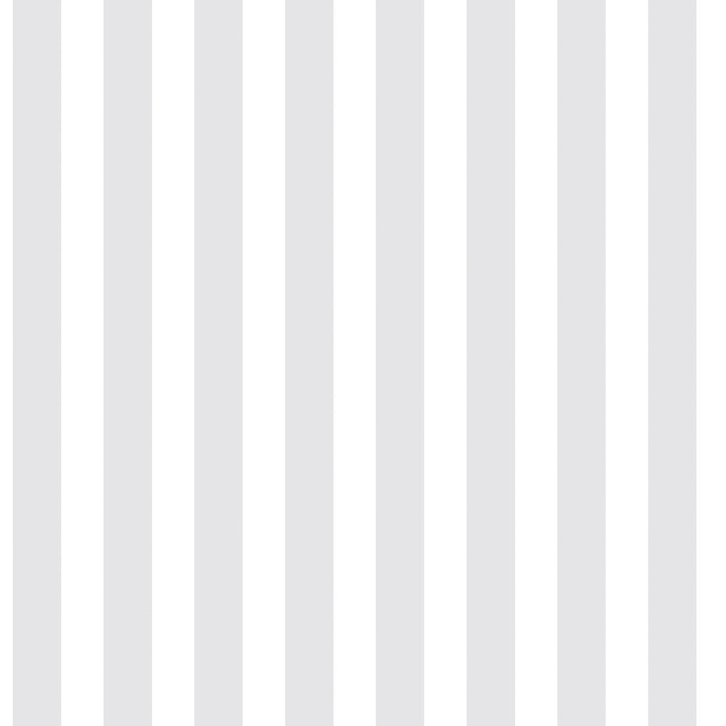 Just 4 Kids 2 Stripe Wallpaper - Light Grey / White - Galerie - G56519Wallpaper199