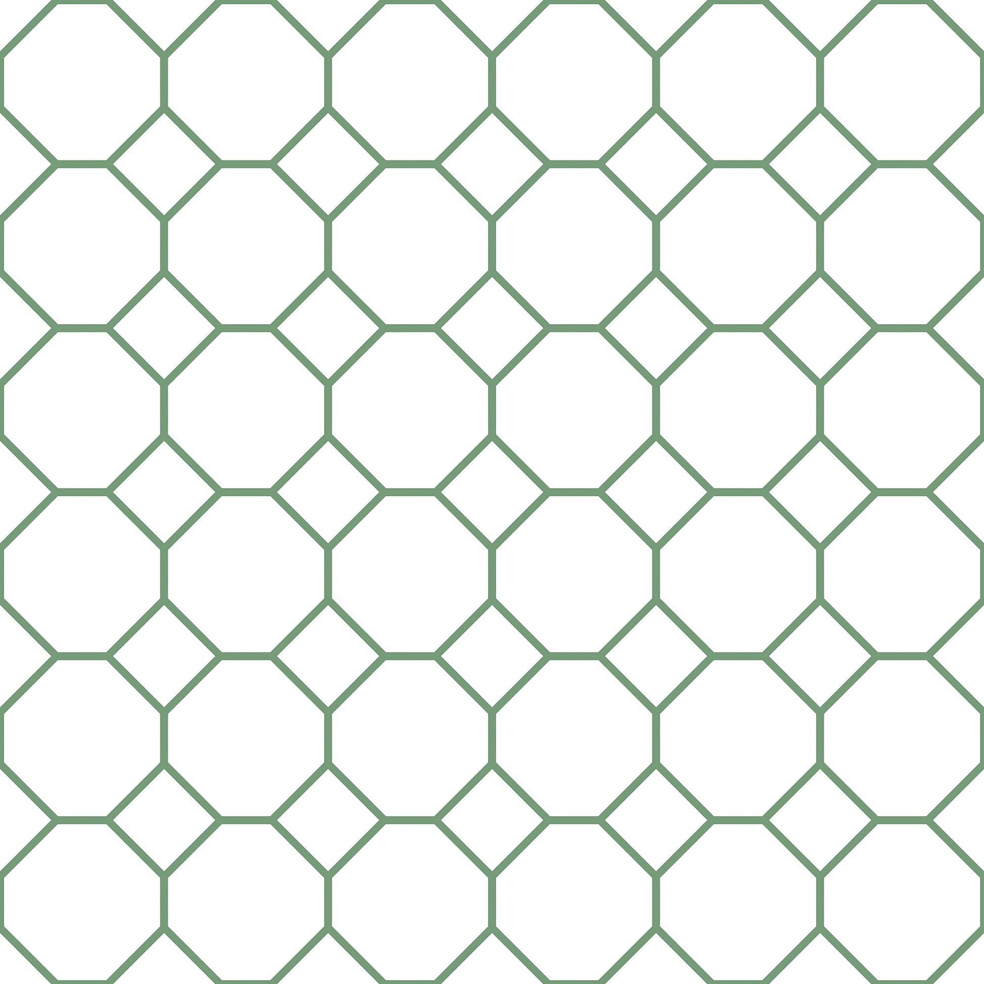 Just Kitchens Bee Hive Wallpaper - Green / White - Galerie - G45402Wallpaper199