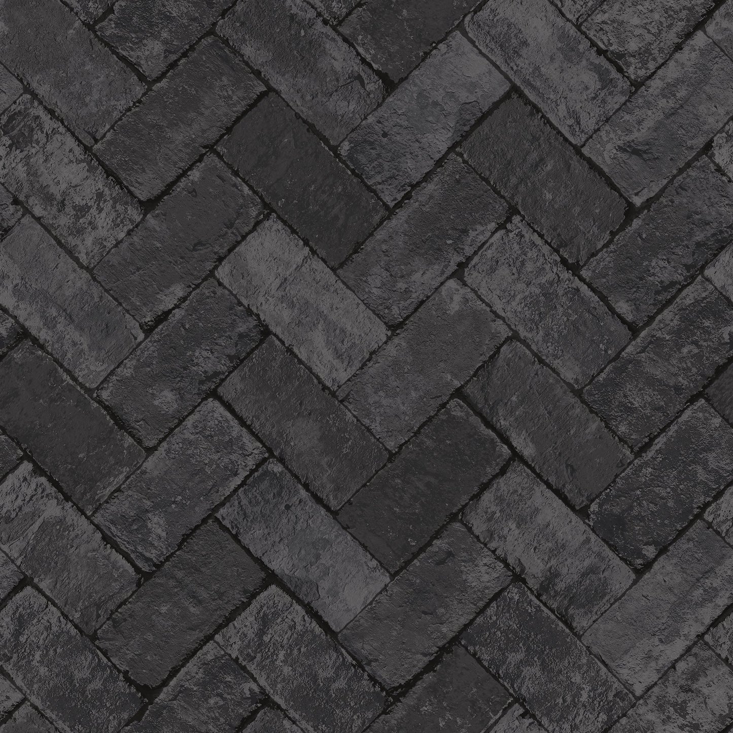Just Kitchens Herringbone Brick Wallpaper - Black - Galerie - G45426Wallpaper199