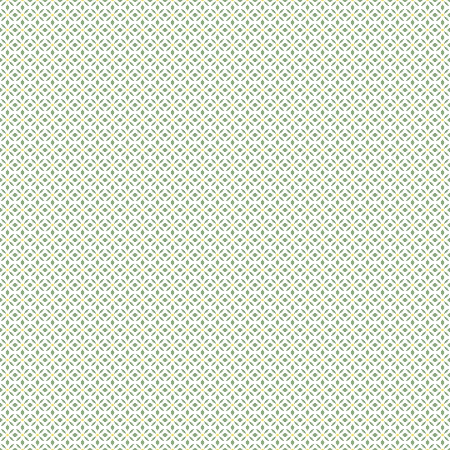 Just Kitchens Leaf Dot Spot Wallpaper - Green / Yellow - Galerie - G45434Wallpaper199