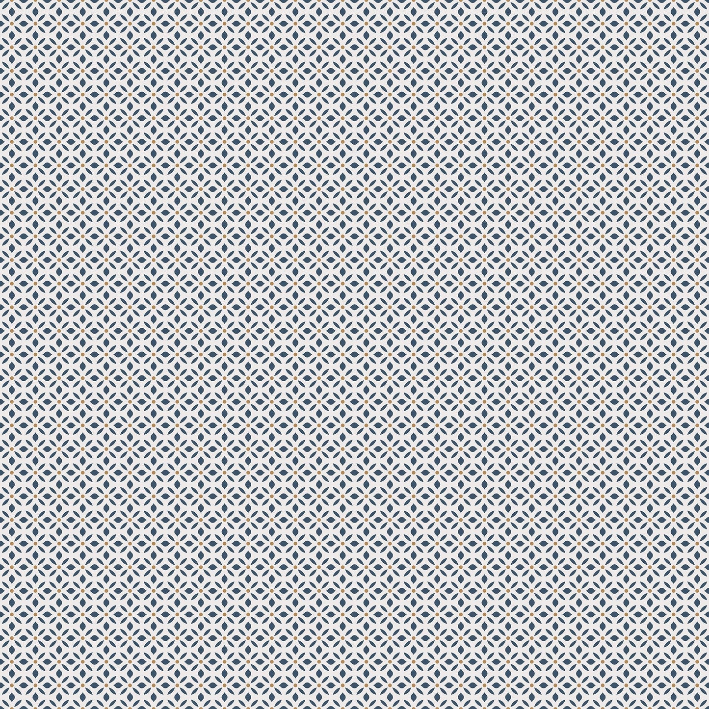 Just Kitchens Leaf Dot Spot Wallpaper - Navy / Gold - Galerie - G45433Wallpaper199
