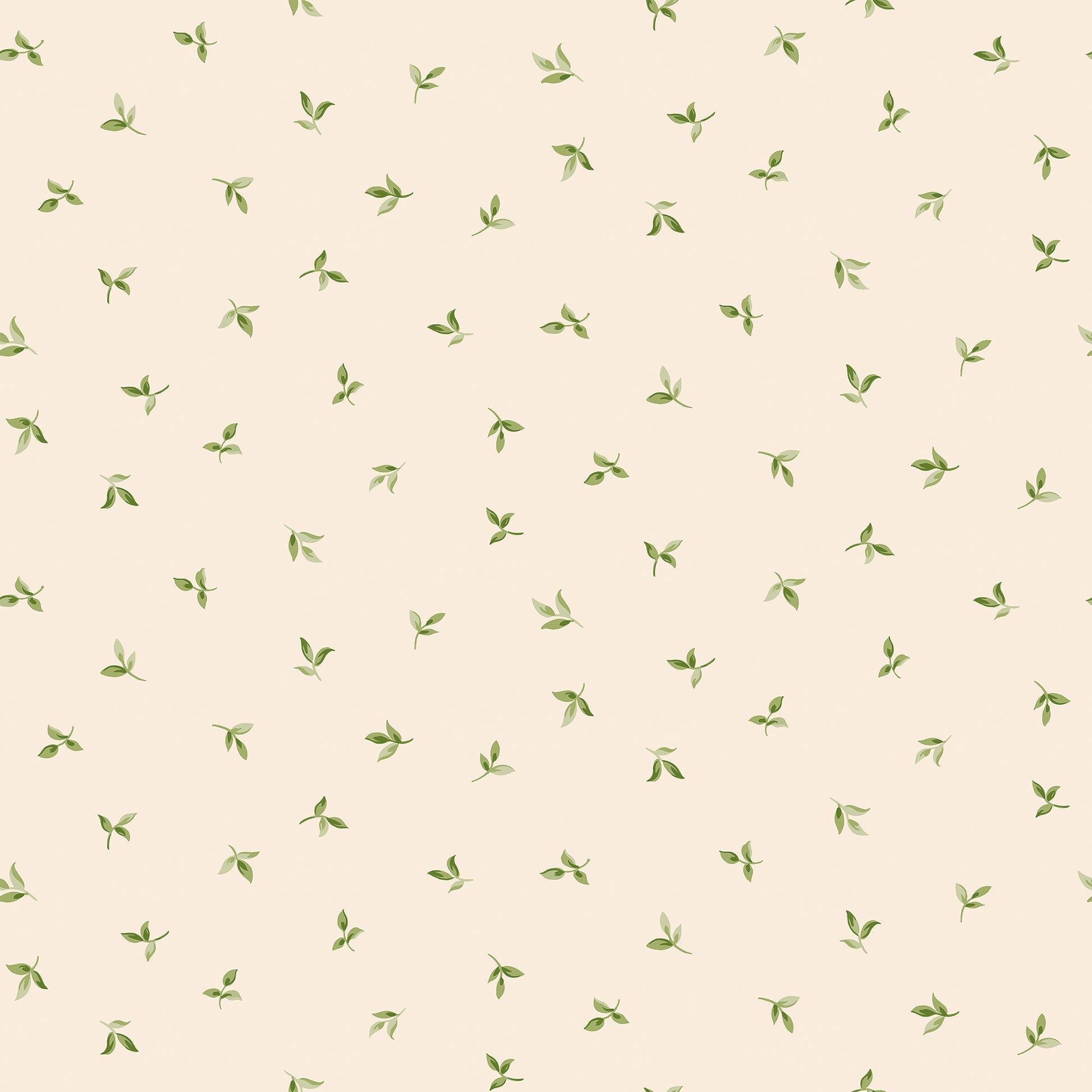 Just Kitchens Leaf Toss Wallpaper - Taupe / Green - Galerie - G45436Wallpaper199