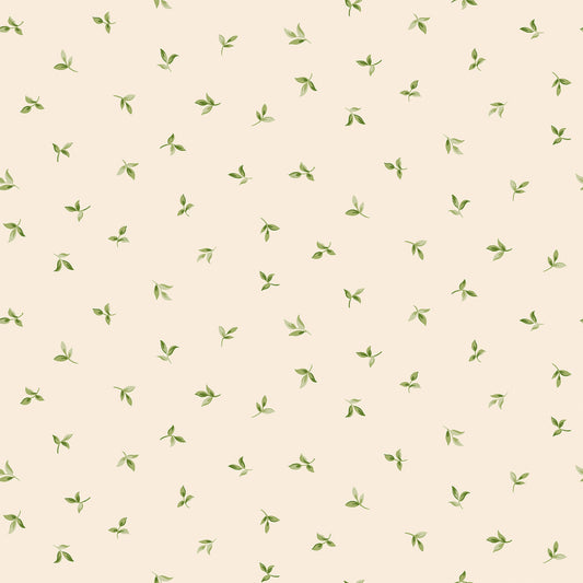 Just Kitchens Leaf Toss Wallpaper - Taupe / Green - Galerie - G45436Wallpaper199