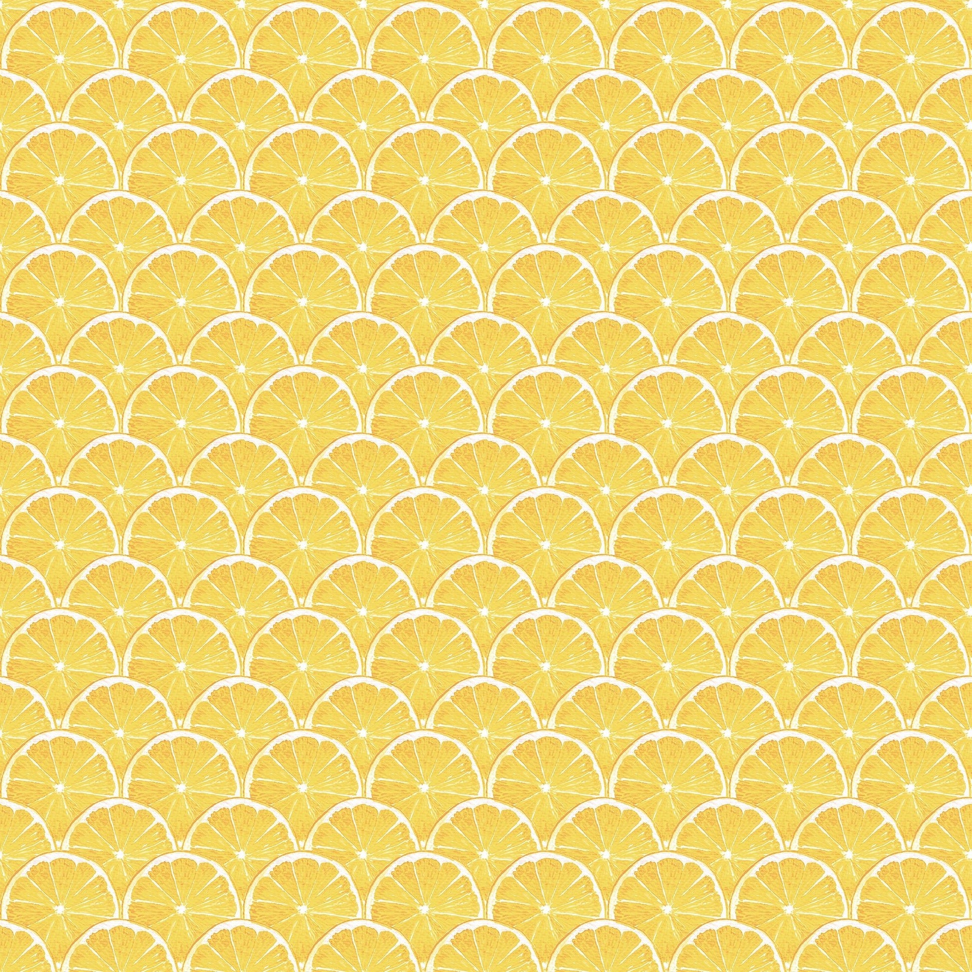 Just Kitchens Lemon Scallop Wallpaper - Yellow - Galerie - G45438Wallpaper199