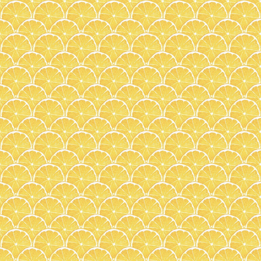Just Kitchens Lemon Scallop Wallpaper - Yellow - Galerie - G45438Wallpaper199