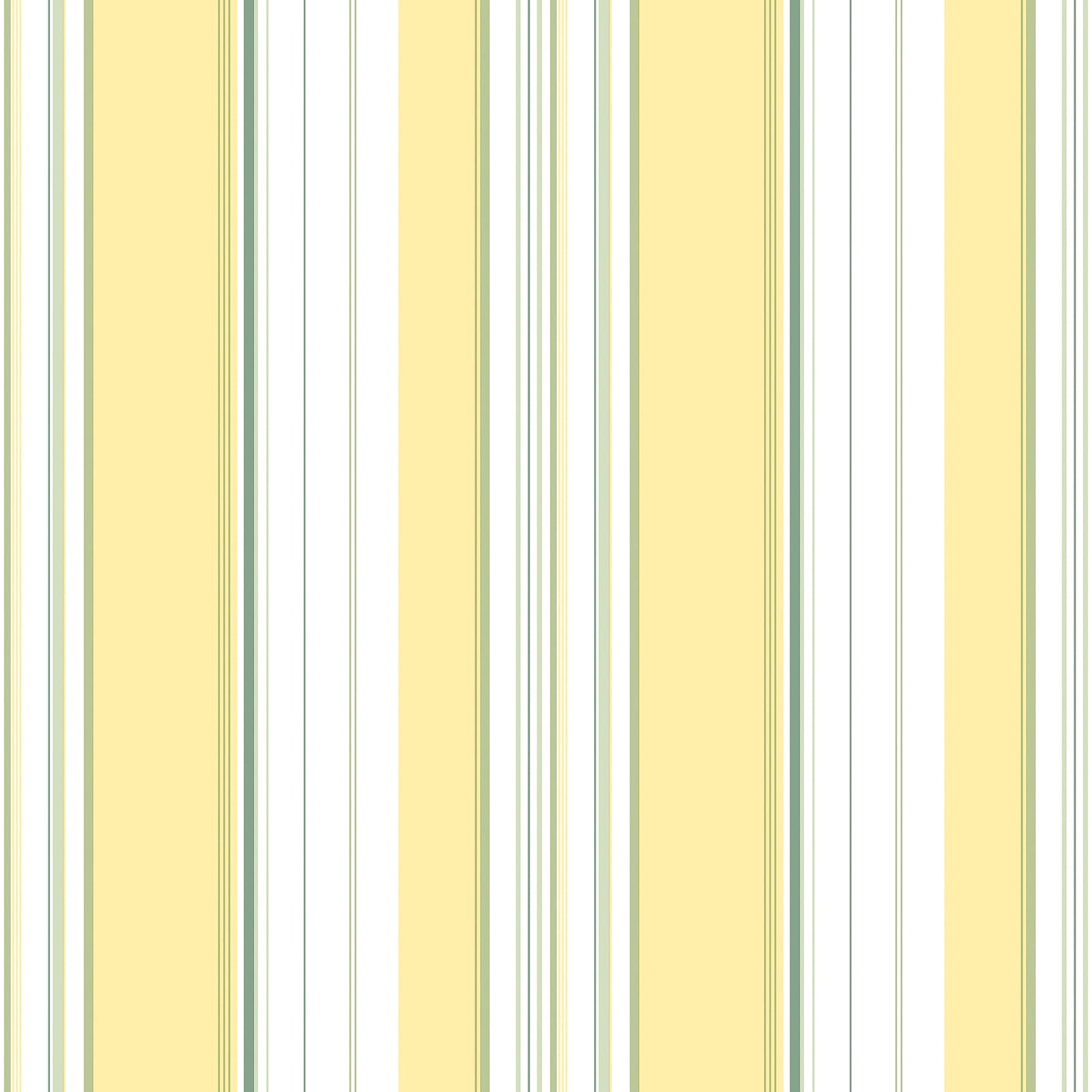 Just Kitchens Multi Stripe Wallpaper - Yellow / Green / White - Galerie - G45448Wallpaper199