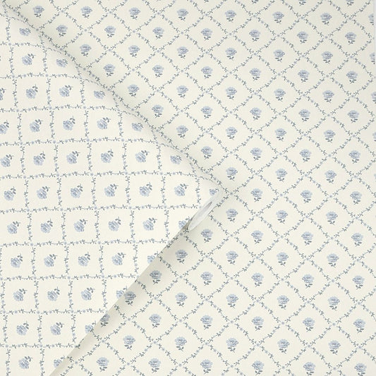 Kate Wallpaper - Pale Seaspray Blue - Laura Ashley - 122745Wallpaper199