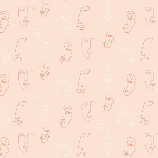 Kindred Wallpaper - Blush Pink - Furn - KINDRED/WP1/BPNWallpaper199