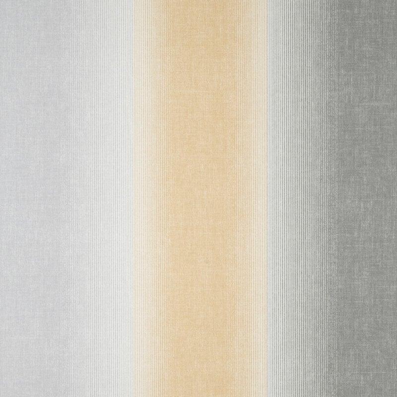 Kirby Ombre Stripe Wallpaper - Mustard/Grey - Crown - M1645Wallpaper199