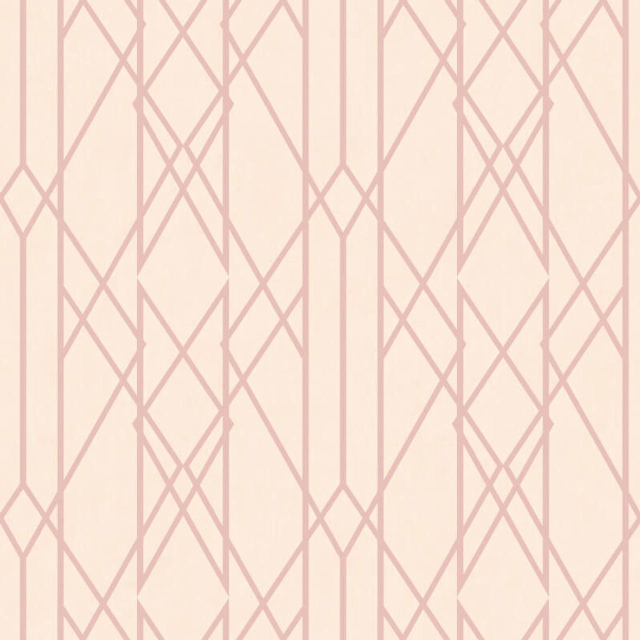 Kristina Geo Wallpaper - Blush & Rose Gold Metallic - Rasch - 215106Wallpaper199