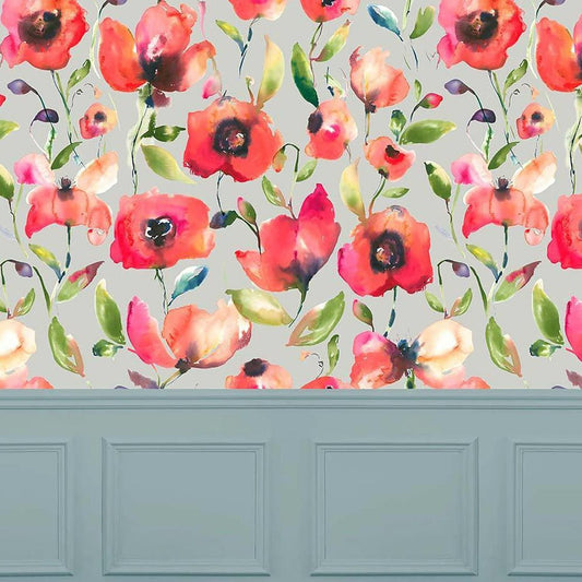 Laksha Wallpaper - Grenadine - Voyage Maison - LAKSHA/WPO/GREWallpaper199