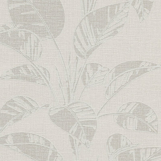 Largo Leaf Metallic Wallpaper - Beige - Erismann - 10459 - 02Wallpaper199