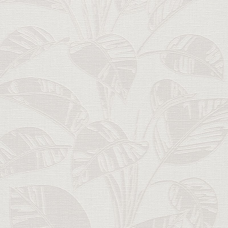 Largo Leaf Metallic Wallpaper - Cream - Erismann - 10459 - 14Wallpaper199